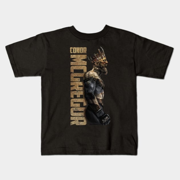 King Conor Mcgregor Kids T-Shirt by chjannet